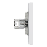 Мультимедійна розетка, біла, Asfora - Schneider Electric [EPH4400121]