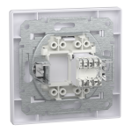 Мультимедійна розетка, біла, Asfora - Schneider Electric [EPH4700121]