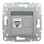 Мультимедійна розетка, алюмінієва, Asfora - Schneider Electric [EPH4700161]