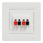 Гніздо гучномовця, біла, Asfora - Schneider Electric [EPH5700121]