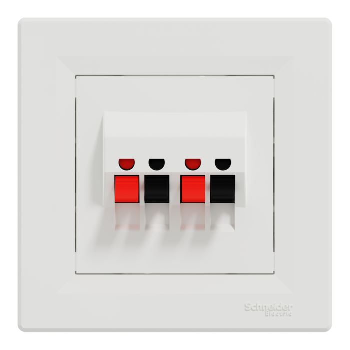 Гніздо гучномовця, біла, Asfora - Schneider Electric [EPH5700121]