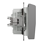 Картковий вимикач, чорний, 10 А, Asfora - Schneider Electric [EPH6200171]