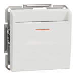 Вимикач картковий, механічний, білий, Asfora, без рамки, Schneider Electric [EPH6270121]