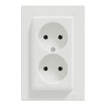 Розетка, біла, 16 А, Asfora - Schneider Electric [EPH9700121]