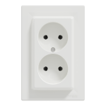 Розетка, біла, 16 А, Asfora - Schneider Electric [EPH9700121]