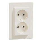 Розетка, кремова, 16 А, Asfora - Schneider Electric [EPH9700123]