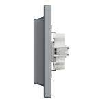 Розетка, сталь, 16 А, Asfora - Schneider Electric [EPH9900162]