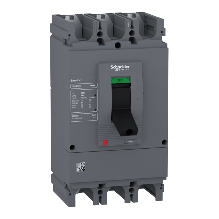 Автоматичний вимикач, 400 А, easypact - Schneider Electric [EZC400H3400N]