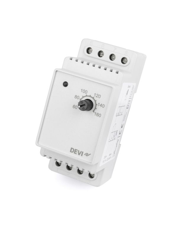 Терморегулятор DEVIreg 330 на din-рейку (від +60 до +160),16A, Devi [140F1073]