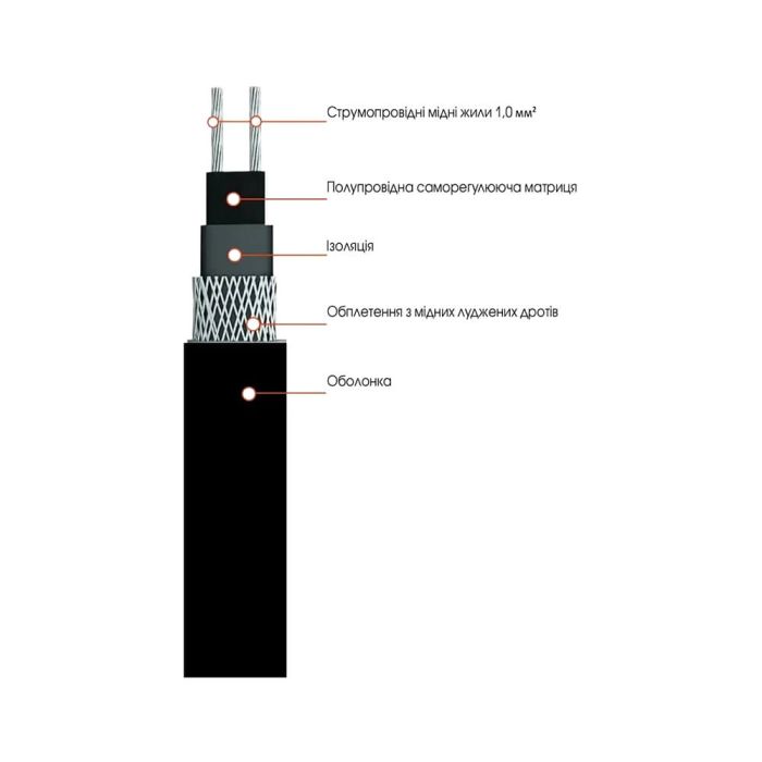Кабель саморегулюючий Easytherm SR 30