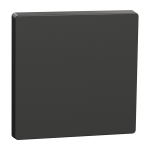 Клавіша для 1-кнопкового вимикача, чорна, Merten - Schneider Electric [MTN3300-6034]