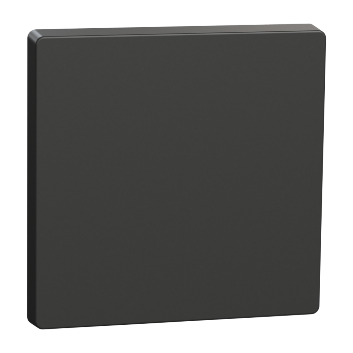 Клавіша для 1-кнопкового вимикача, чорна, Merten - Schneider Electric [MTN3300-6034]