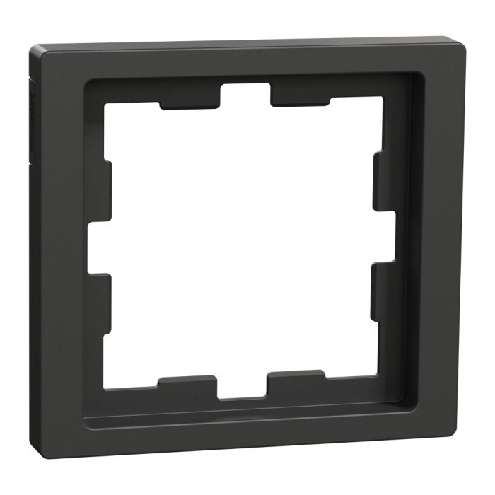 Рамка 1 постова, чорна, Merten - Schneider Electric [MTN4010-6534]