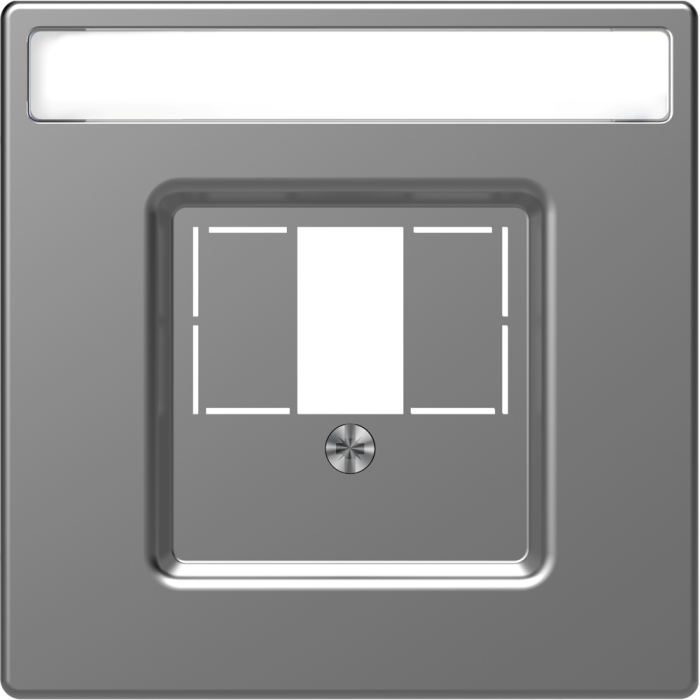 Накладка, нержавіюча сталь, Merten - Schneider Electric [MTN4250-6036]