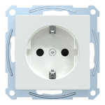 Розетка, Merten, Sm розетка schuko з з/ш., білий (ral 9016), Schneider Electric, [MTN2300-0325]