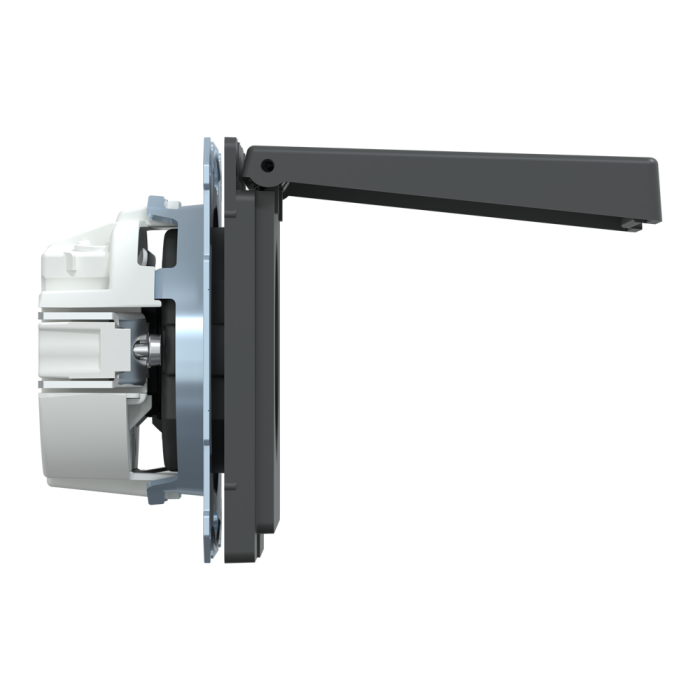 Розетка, чорна, 16 А, Merten - Schneider Electric [MTN2314-6034]