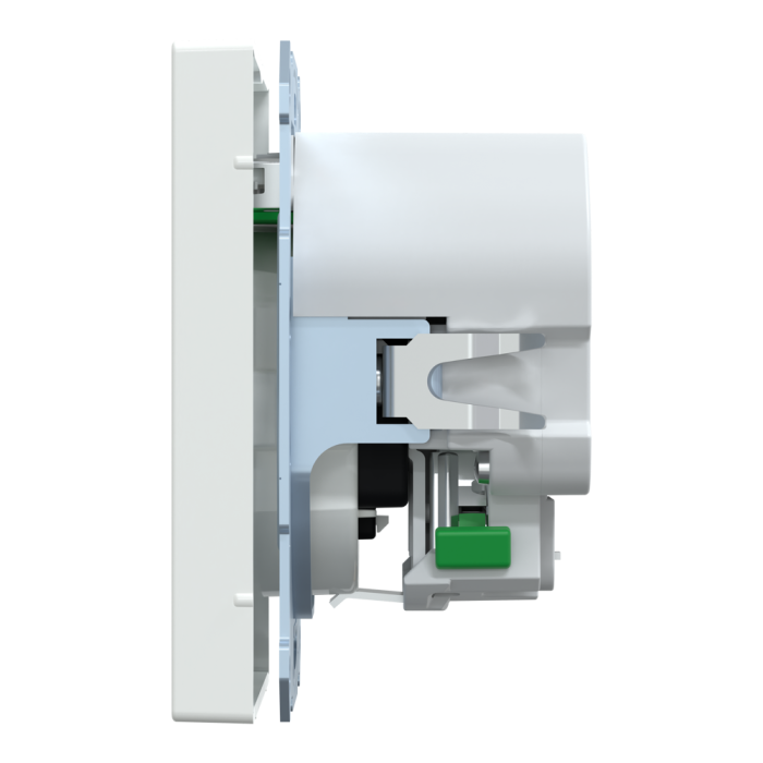 Зарядний пристрій USB + розетка, 16 А, біла, Merten, Schneider Electric [MTN2366-6035]