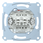 Вимикач, 2-клавішний, 10 А, Merten - Schneider Electric [MTN3115-0000]