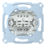 Кнопка 2-клавішна, 10 А, Merten - Schneider Electric [MTN3155-0000]