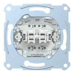 Кнопка 2-клавішна, 10 А, Merten - Schneider Electric [MTN3155-0000]