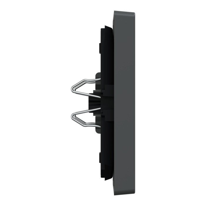 Клавіші для 2-кнопкового вимикача, чорні, Merten - Schneider Electric [MTN3400-6034]