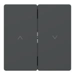 Клавіша, Merten, D-Life КЛАВІША для жалюзі АНТРАЦИТ, чорний (ral 7024), Schneider Electric, [MTN3855-6034]