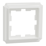 Рамка 1 постова, біла, Merten - Schneider Electric [MTN4010-4735]