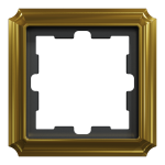 Рамка, Merten, 1 постова D-Atique, золотий (-), Schneider Electric, [MTN4010-4741]
