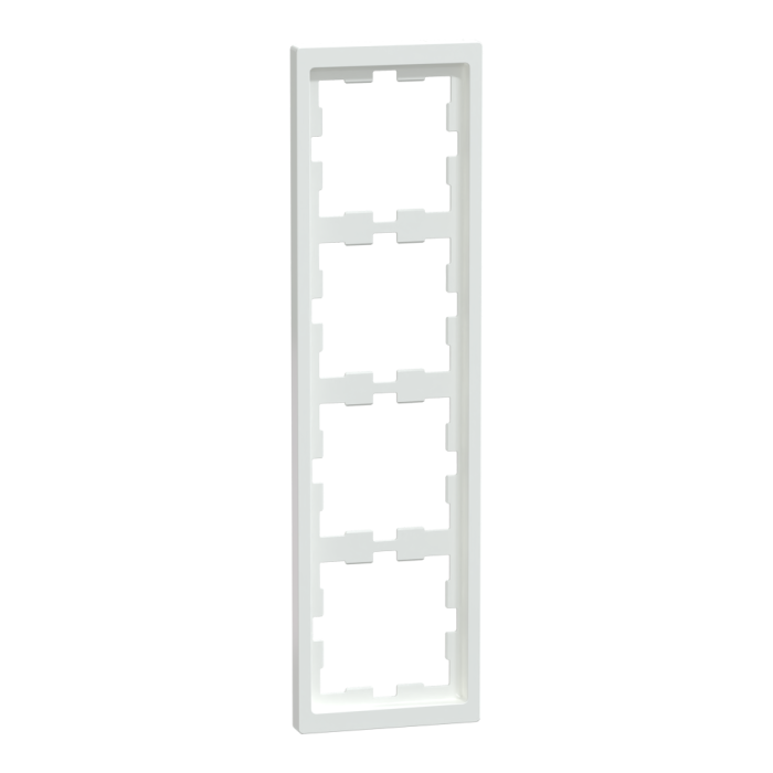 Рамка 4 постова, біла, Merten - Schneider Electric [MTN4040-6535]