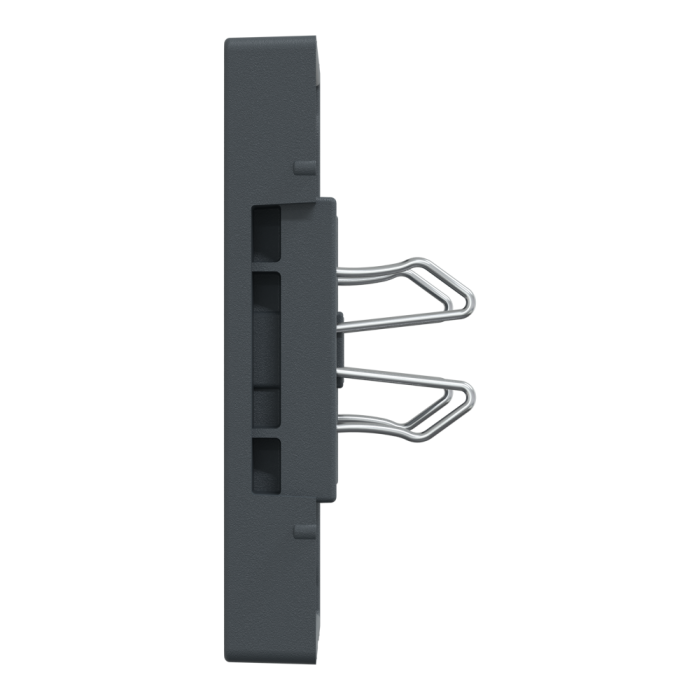 Накладка, Merten, для USB 2, чорний (ral 7024), Schneider Electric, [MTN4367-0414]