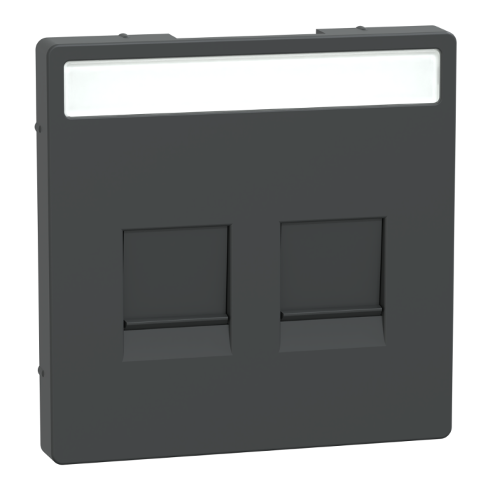Накладка, чорна, Merten, Schneider Electric [MTN4564-6034]