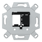 Лицьова накладка, Merten, адаптер для мультимед. роз'ємів, чорний, Schneider Electric, [MTN4580-0001]