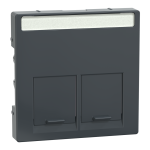 Накладка, чорна, Merten - Schneider Electric [MTN466514]