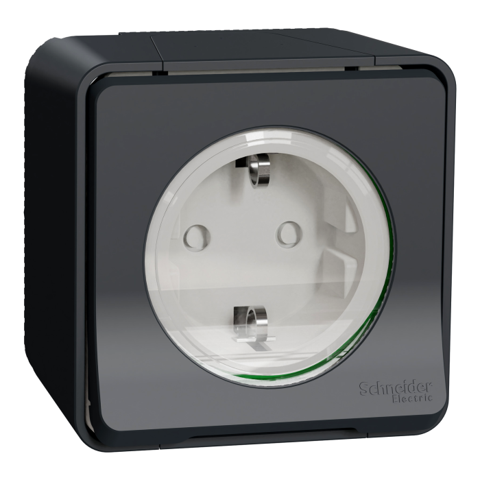 Розетка, сіра, 16 А, Mureva Styl - Schneider Electric [MUR36034]