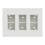 Білий, 3 x 4 модулі, Unica New - Schneider Electric [NU123418]