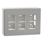 Алюмінієвий, 3 x 4 модулі, Unica New - Schneider Electric [NU123430]