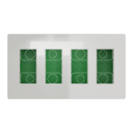 Білий, 4 х 4 модулі, Unica New - Schneider Electric [NU174418]