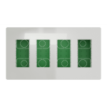 Білий, 4 х 4 модулі, Unica New - Schneider Electric [NU174418]