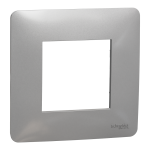 Рамка 1 постова, алюмінієва, Unica New - Schneider Electric [NU200230]