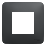 Рамка 1 постова, чорна, Unica New - Schneider Electric [NU200254]
