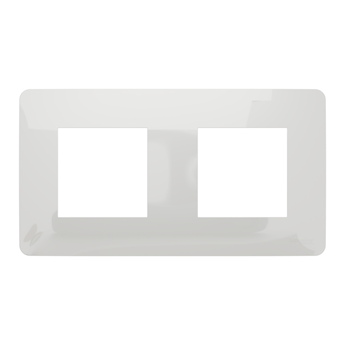 Рамка 2 постова, біла, Unica New - Schneider Electric [NU200418]