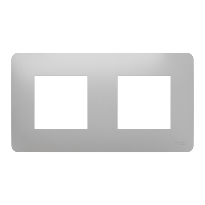 Рамка 2 постова, алюмінієва, Unica New - Schneider Electric [NU200430]