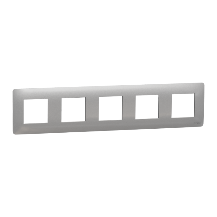 Рамка 5 постова, алюмінієва, Unica New - Schneider Electric [NU201030]