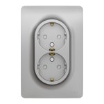 Розетка, алюмінієва, 16 А, Unica New - Schneider Electric [NU206730]