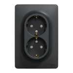 Розетка, чорна, 16 А, Unica New - Schneider Electric [NU206754]