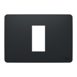 Рамка 1 постова, чорна, Unica New - Schneider Electric [NU210154]