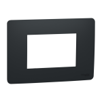 Рамка 1 постова, чорна, Unica New - Schneider Electric [NU210354]