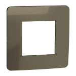Рамка 1 постова, бронза, Unica New - Schneider Electric [NU280250]