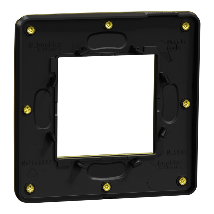 Рамка 1 постова, золота, Unica New - Schneider Electric [NU280262M]