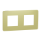 Рамка 2 постова, зелена, Unica New - Schneider Electric [NU280411]